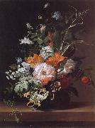 Rachel Ruysch Flowers in a Vase Germany oil painting reproduction